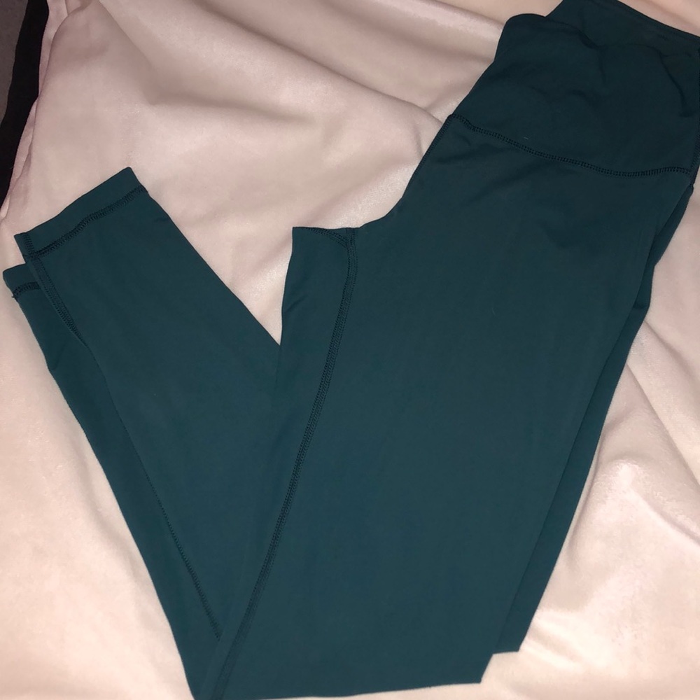 Teal workout leggings size M